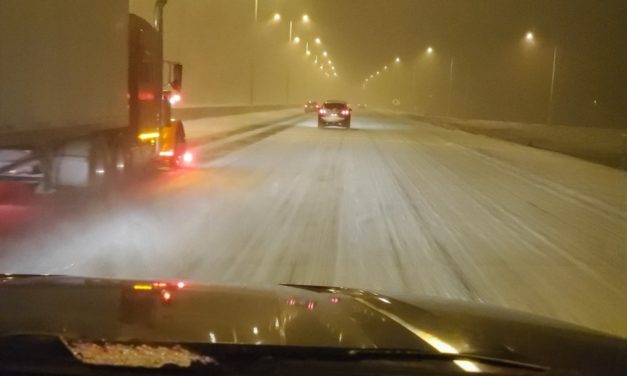 Driving Your Rig Through a Blizzard is a Bad Idea